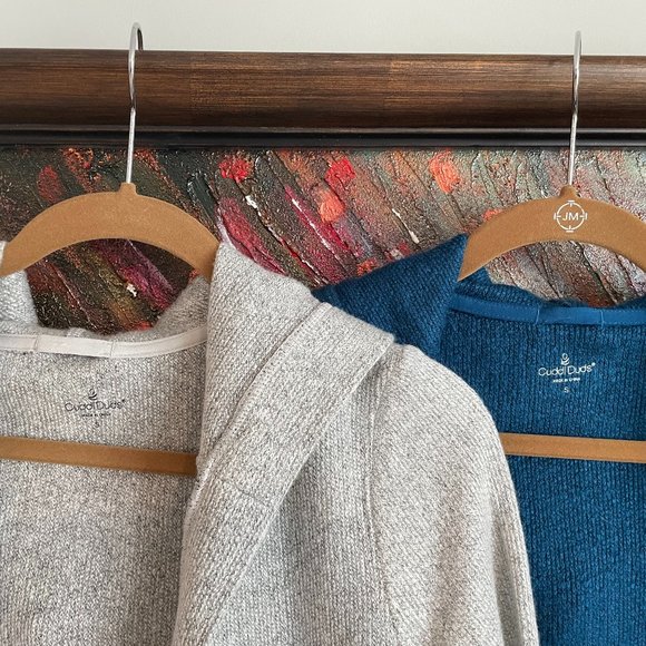 SOLD.     NWOT Never Worn - Choice of 2 Cuddl Duds Hooded Sweater Coats - Size S - Picture 2 of 3